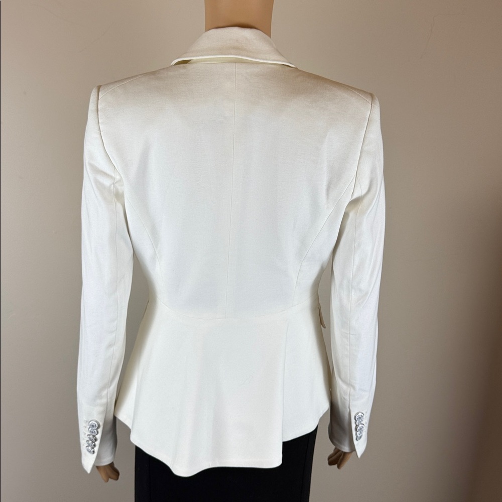 Veronica Beard Danielle Off White Jacket Blazer - image 9